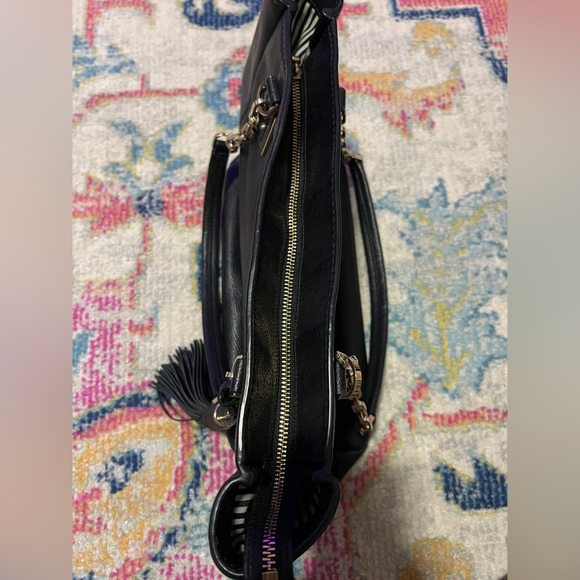 Kate Spade Kingston Drive Vivian Black Leather Tote with Zip Closure - Picture 9 of 13